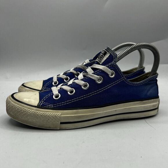 Converse Unisex CT All Star Ox 130127F Blue Casual Shoes Sneakers Size M 4 W 6 - Picture 4 of 13